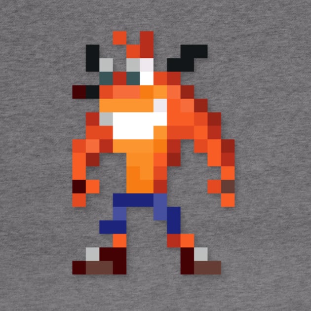 Crash low-res pixelart by JinnPixel